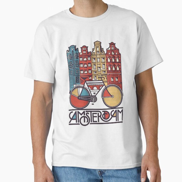 Aperçu de l'œuvre Skyline d'Amsterdam créée et vendue par chopola-shop.