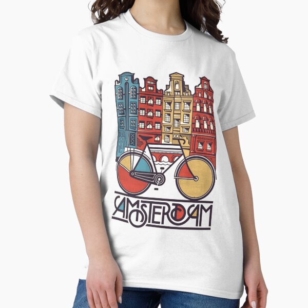 Aperçu de l'œuvre Skyline d'Amsterdam créée et vendue par chopola-shop.