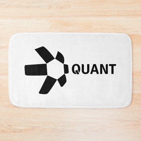 Item preview, Quant QNT Crypto Altcoin - Clean Horizontal Black Logo with Text Logo designed and sold by CryptoMoods.