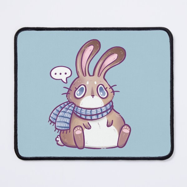 Item preview, Speechless Bunny Blue designed and sold by kattvalk.