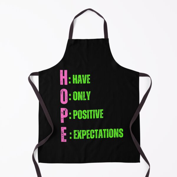 Item preview, HOPE have only positive expectations , ACRONYM STYLED affirmation TSHIRTS AND STICKERS designed and sold by Pugnaciousprint.