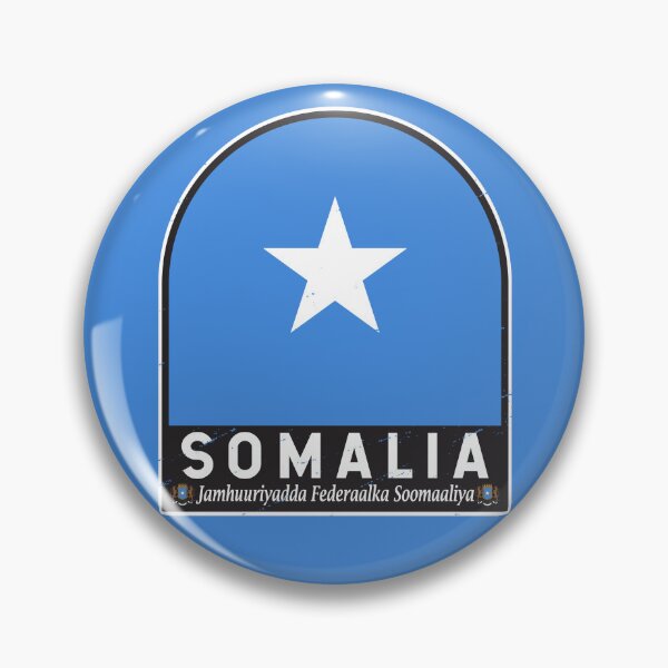 Item preview, Somalia Flag Emblem Distressed Vintage designed and sold by KrisSidDesigns.