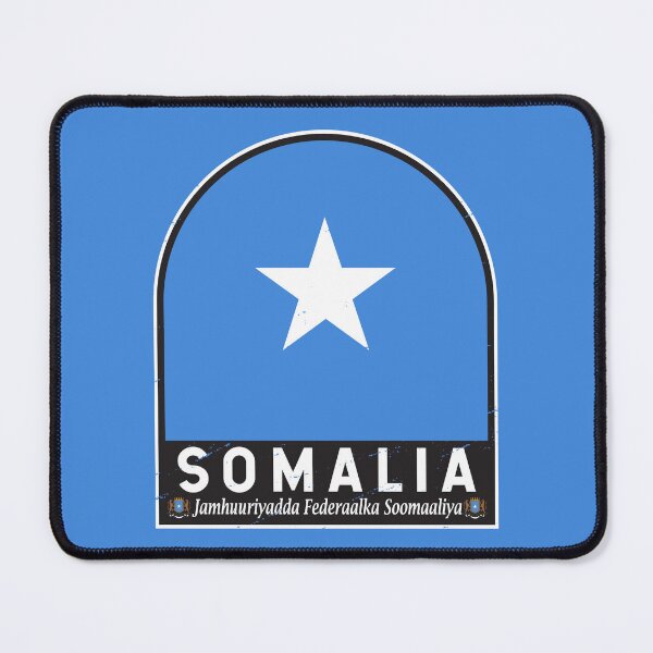 Item preview, Somalia Flag Emblem Distressed Vintage designed and sold by KrisSidDesigns.