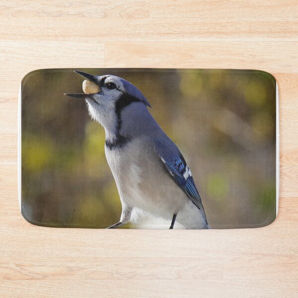 Item preview, A Blue Jay Swallowing A Peanut designed and sold by FreelanceJim.