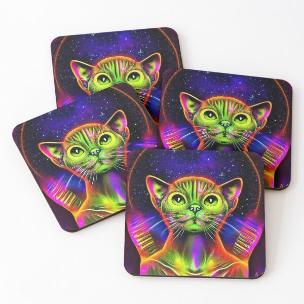 Item preview, Funny Enlightened Cat designed and sold by Planetporridge.