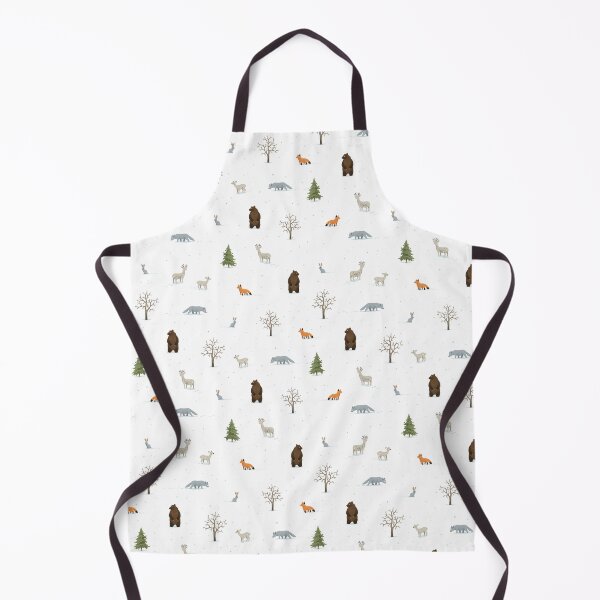 Item preview, Winter Forest Animals Pattern designed and sold by freeminds.