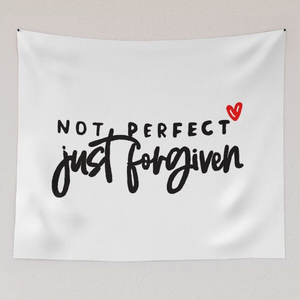 Item preview, Not Perfect Just Forgiven Christian Faith designed and sold by Rowena Jones.