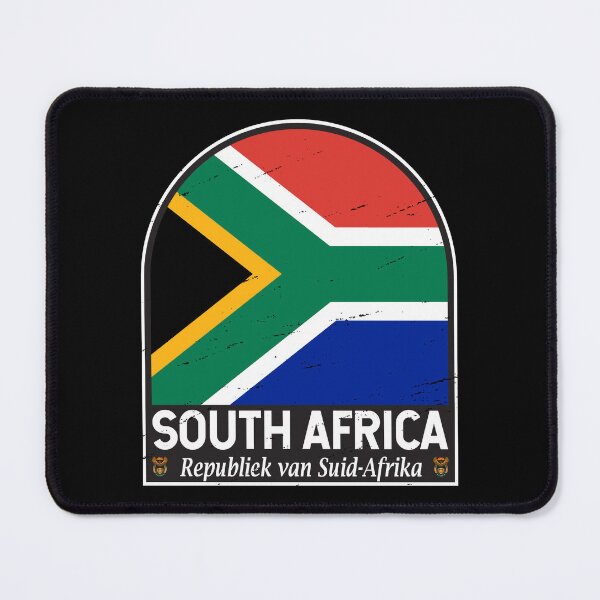 Item preview, South Africa Flag Emblem Distressed Vintage designed and sold by KrisSidDesigns.