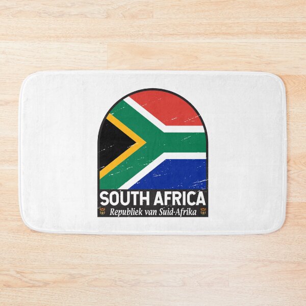 Item preview, South Africa Flag Emblem Distressed Vintage designed and sold by KrisSidDesigns.