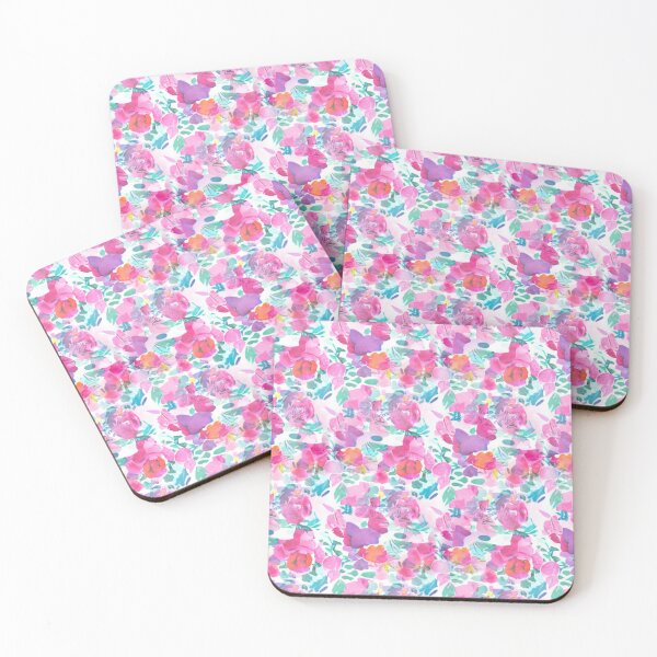 Item preview, Pastel floral abstract pattern designed and sold by Mirarima.