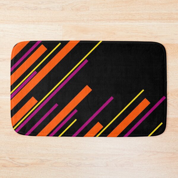 Item preview, Diagonals - Black, Pink, Orange and Yellow designed and sold by LAEC-Shop.