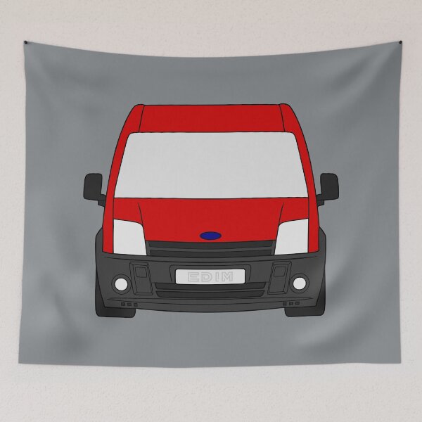 Item preview, Ford Transit Turneo Connect 2002-2009 red color designed and sold by EdimDesign.