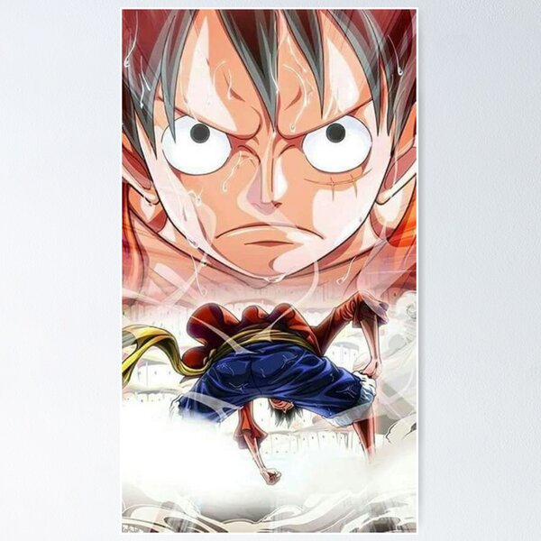 One Piece - Luffy in Wano Artwork Poster Emoldurado, Quadro em