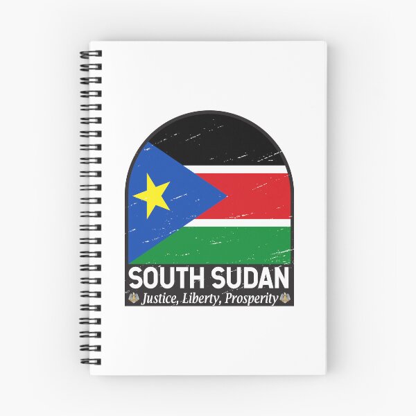 Item preview, South Sudan Flag Emblem Distressed Vintage designed and sold by KrisSidDesigns.