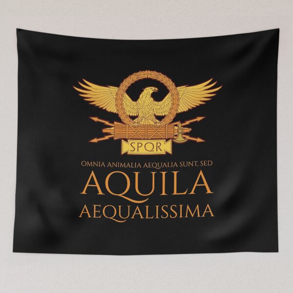 Item preview, All animals are equal, but the eagle is the most equal - SPQR - Ancient Roman History - Classical Latin designed and sold by Styrman.