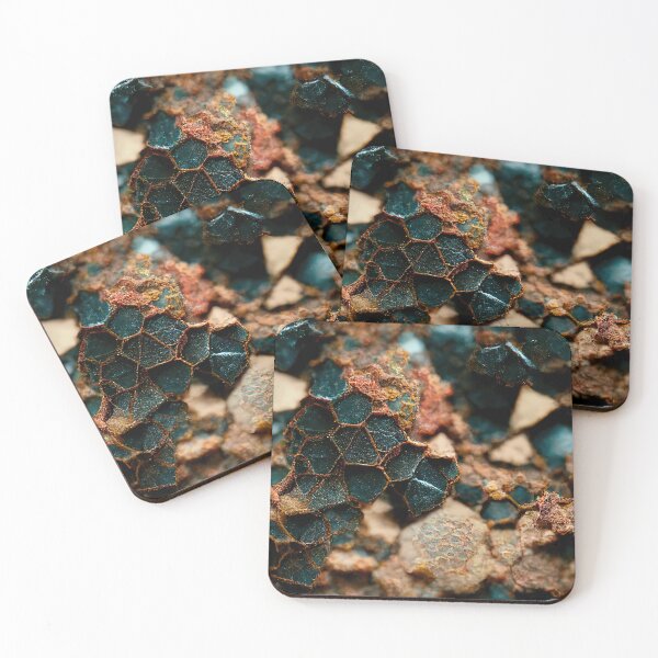 Item preview, Encrusted surface with strange geological structures designed and sold by Stepan Melnikov | Midpatterns.