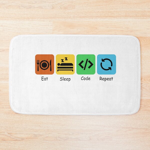 Item preview, Eat, Sleep, Code, Repeat | Software Engineer |  Coding designed and sold by BarbiePearl.
