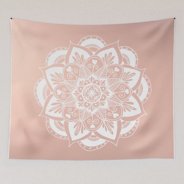 Item preview, Flower Mandala on Rose Gold designed and sold by Julie Erin Designs.
