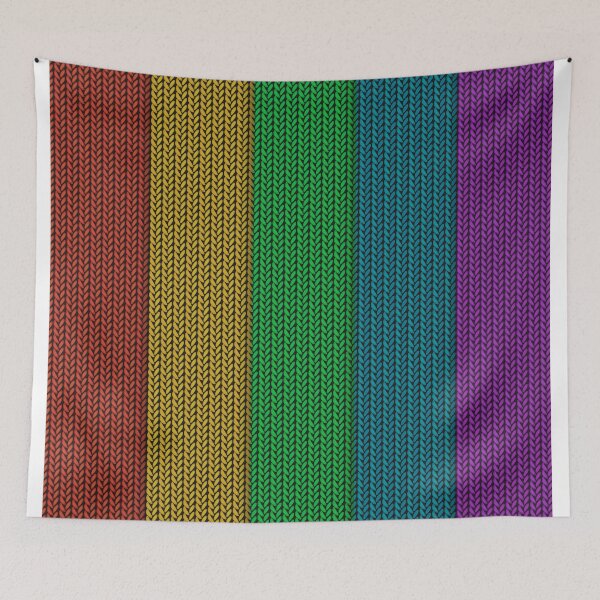 Item preview, Rainbow colored knit sweater designed and sold by RaionKeiji.