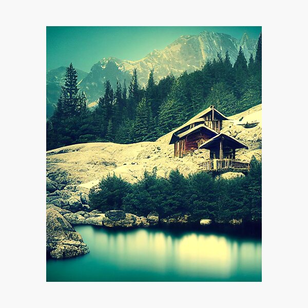 Item preview, Dramatic Mountain Cottage with Stunning Views designed and sold by PerfectMatch.