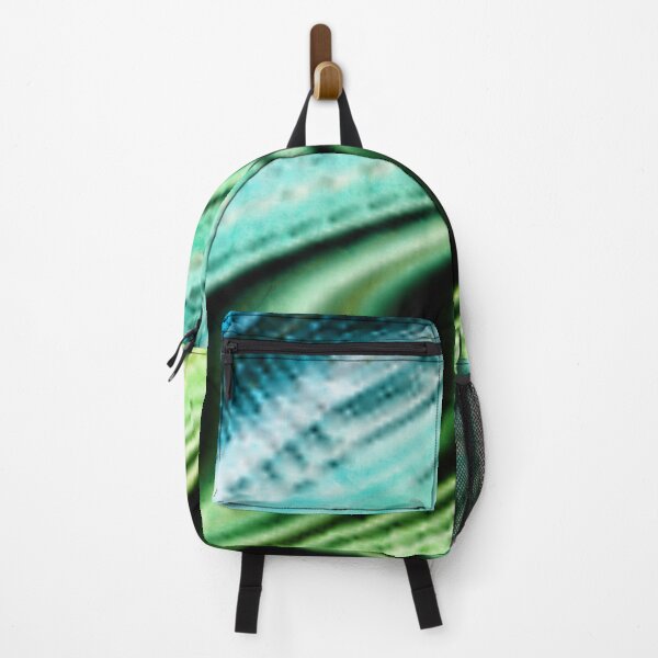 Item preview, Green Blue Line Waves designed and sold by awsomepatterns.