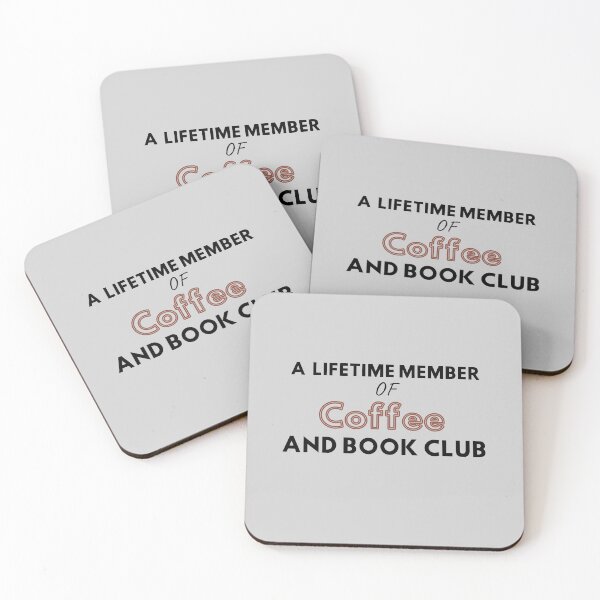 Item preview, A lifetime member of coffee and bookclub designed and sold by marlynlove.