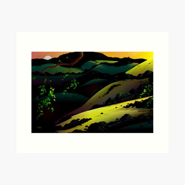 Hamilton Range Art Print