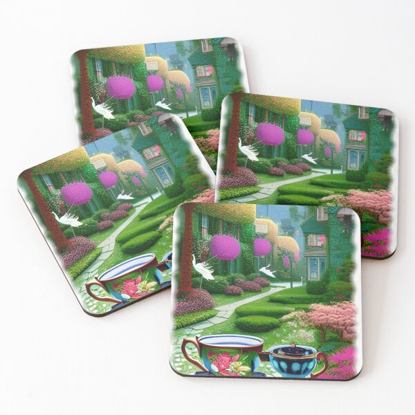 Item preview, Tea in garden Flower designed and sold by entrys.