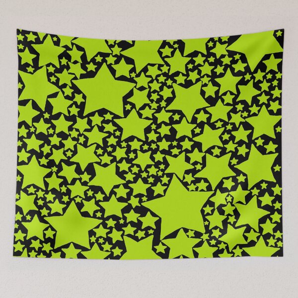 Item preview, Stars, Stars, Stars - Lime Green designed and sold by LAEC-Shop.