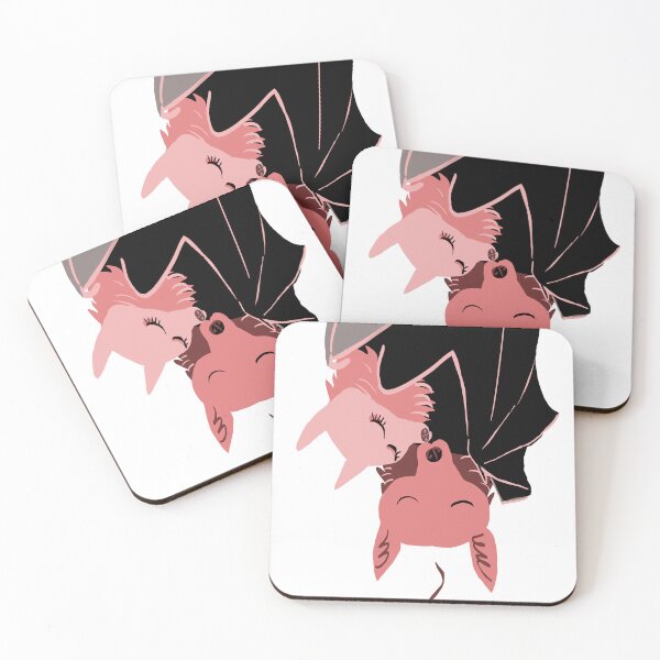 Item preview, Bat Hugs for a pink Halloween in White designed and sold by belettelepink.