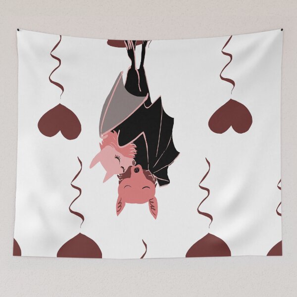Item preview, Bat Hugs for a pink Halloween in White designed and sold by belettelepink.