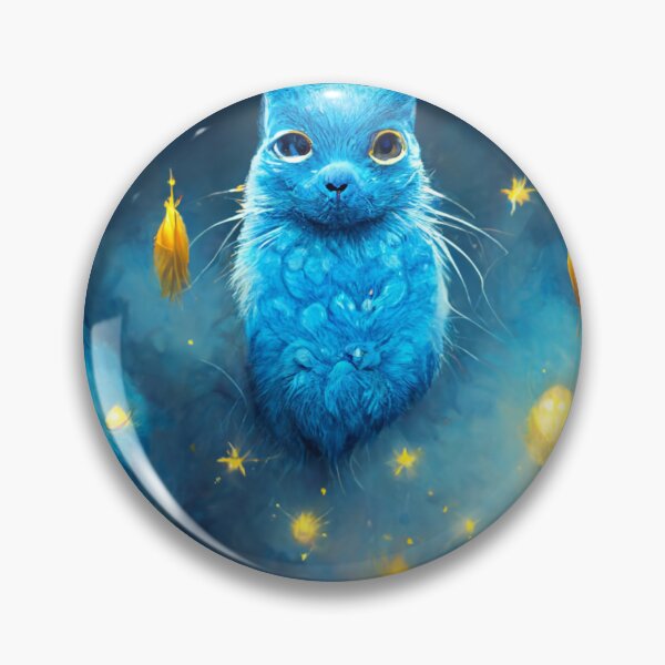 Item preview, Wizard Kitties HD blue background designed and sold by Arulsha.