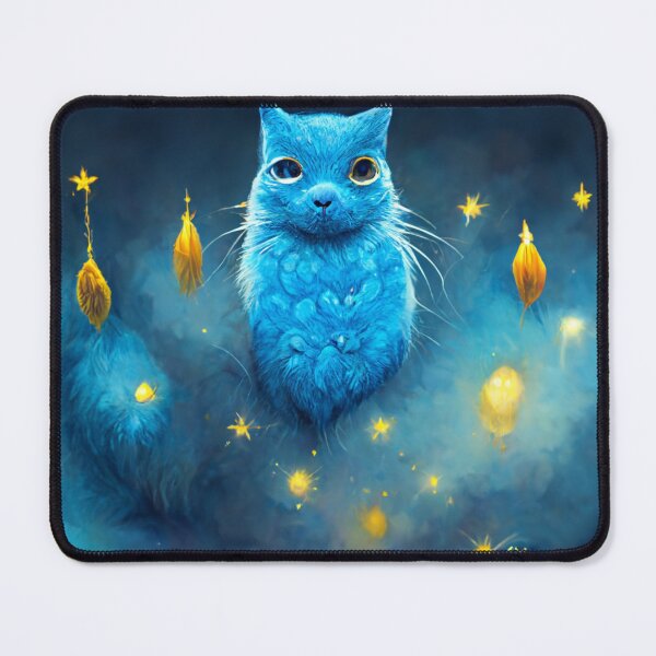 Item preview, Wizard Kitties HD blue background designed and sold by Arulsha.