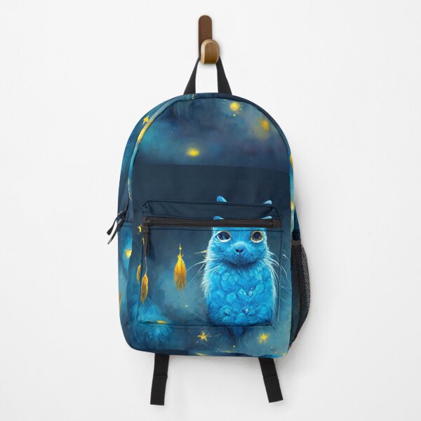Item preview, Wizard Kitties HD blue background designed and sold by Arulsha.