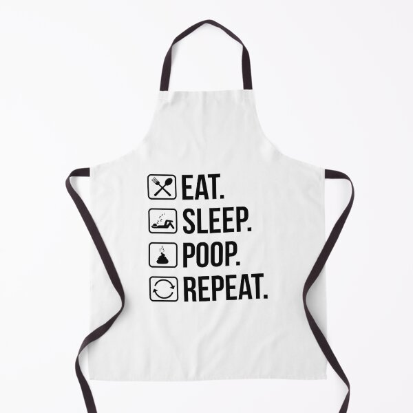 Item preview, eat sleep poop repeat designed and sold by sweary12.