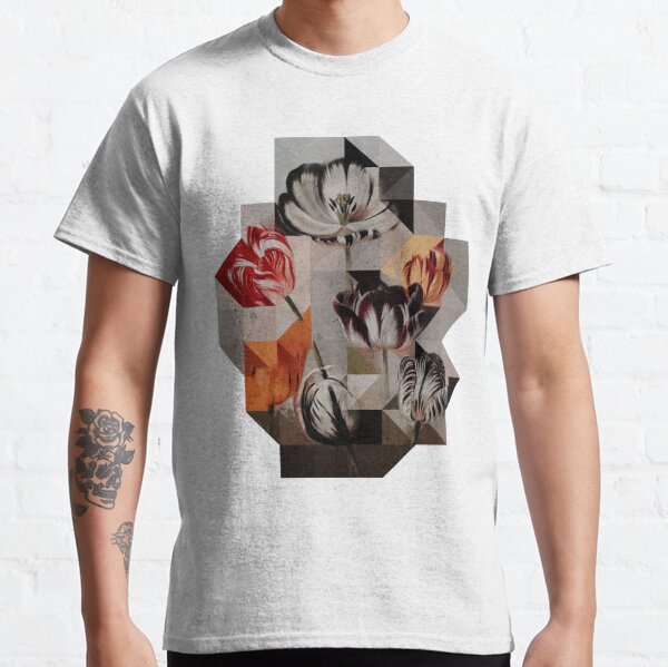 Urban Geo Tulips Classic T-Shirt