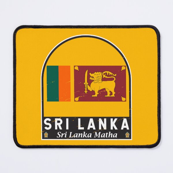 Item preview, Sri Lanka Flag Emblem Distressed Vintage designed and sold by KrisSidDesigns.