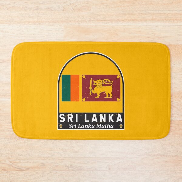 Item preview, Sri Lanka Flag Emblem Distressed Vintage designed and sold by KrisSidDesigns.