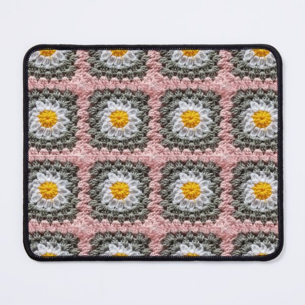 Item preview, Crochet Granny Square Daisy flower designed and sold by Sasidenidesign.