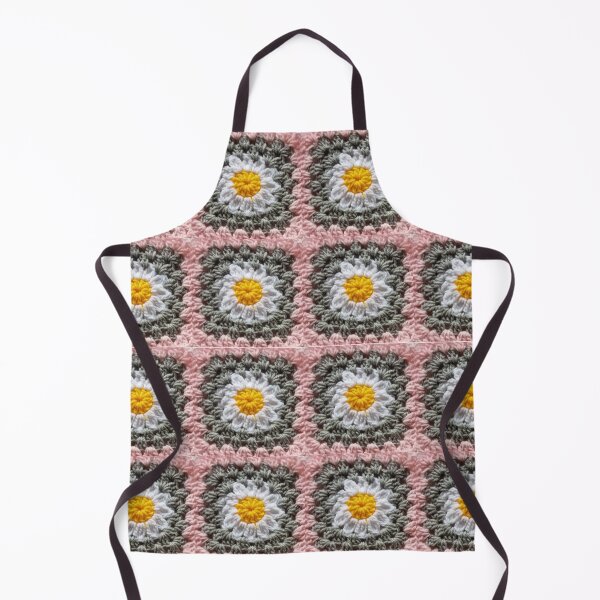 Item preview, Crochet Granny Square Daisy flower designed and sold by Sasidenidesign.