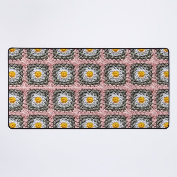 Item preview, Crochet Granny Square Daisy flower designed and sold by Sasidenidesign.