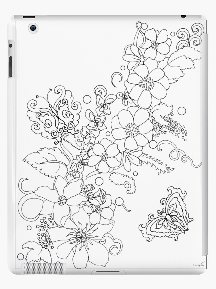 Coloring Page iPad Cases & Skins for Sale