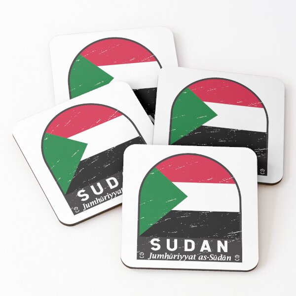Item preview, Sudan Flag Emblem Distressed Vintage designed and sold by KrisSidDesigns.