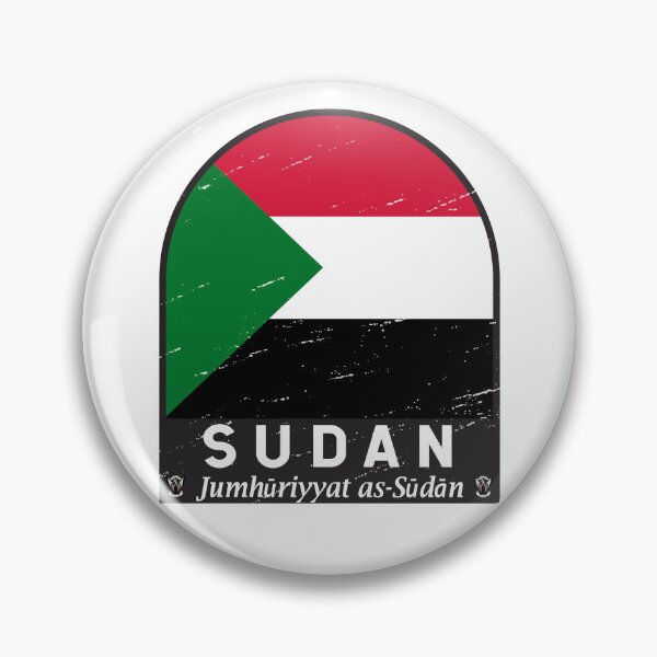 Item preview, Sudan Flag Emblem Distressed Vintage designed and sold by KrisSidDesigns.