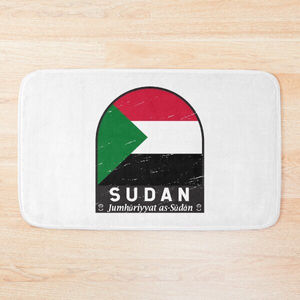Item preview, Sudan Flag Emblem Distressed Vintage designed and sold by KrisSidDesigns.