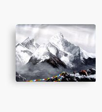 Panoramic View Of Everest Mountain Canvas Print