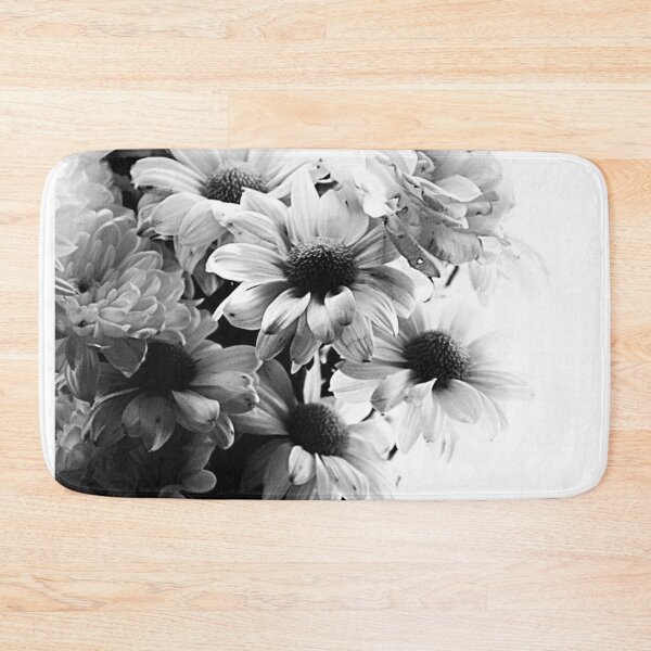 Item preview, flowers black and white designed and sold by Francespoppy.