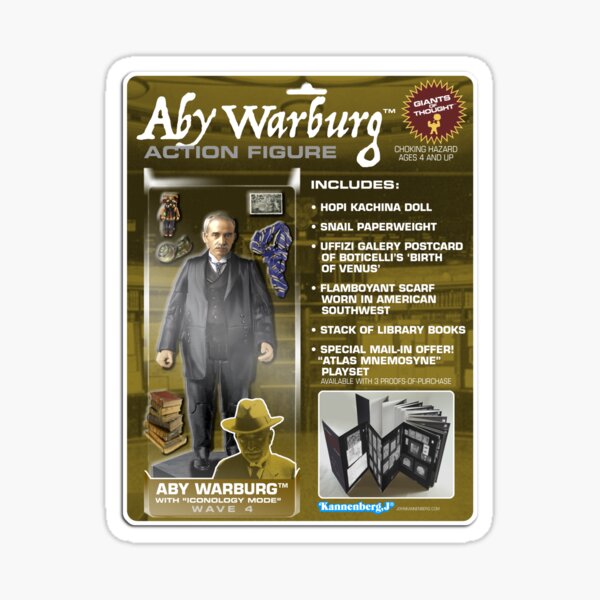 Aby Warburg™ Action Figure Sticker