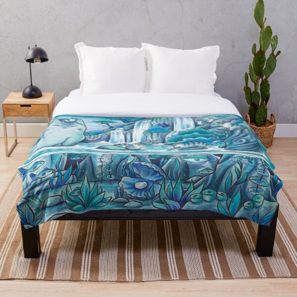 Item preview, Mysterious Jungle Cat Pond designed and sold by kattvalk.