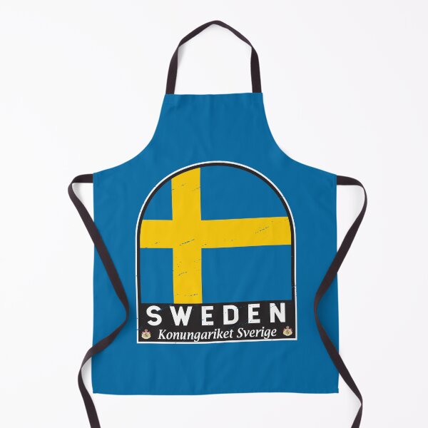 Item preview, Sweden Flag Emblem Distressed Vintage designed and sold by KrisSidDesigns.